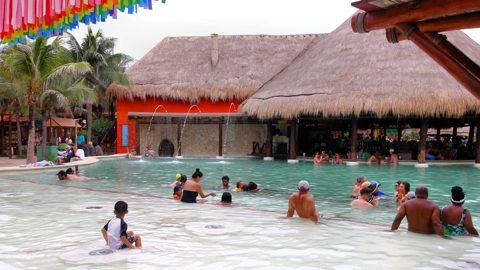 The pool at the port village