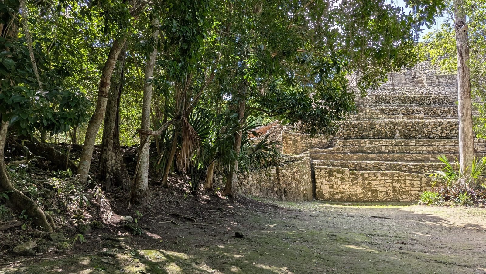 Ruins in the forest at Chacchoben
