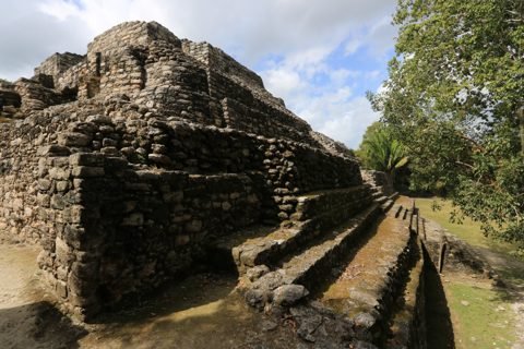 A temple at Chacchoben