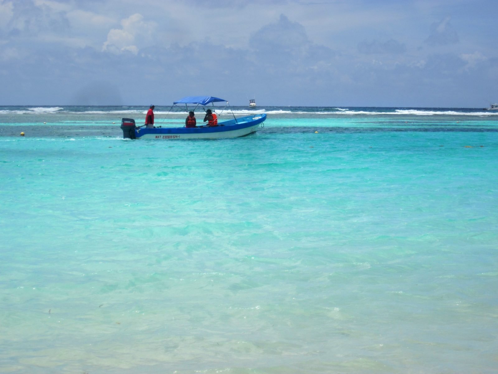 Clear water off Mahahual