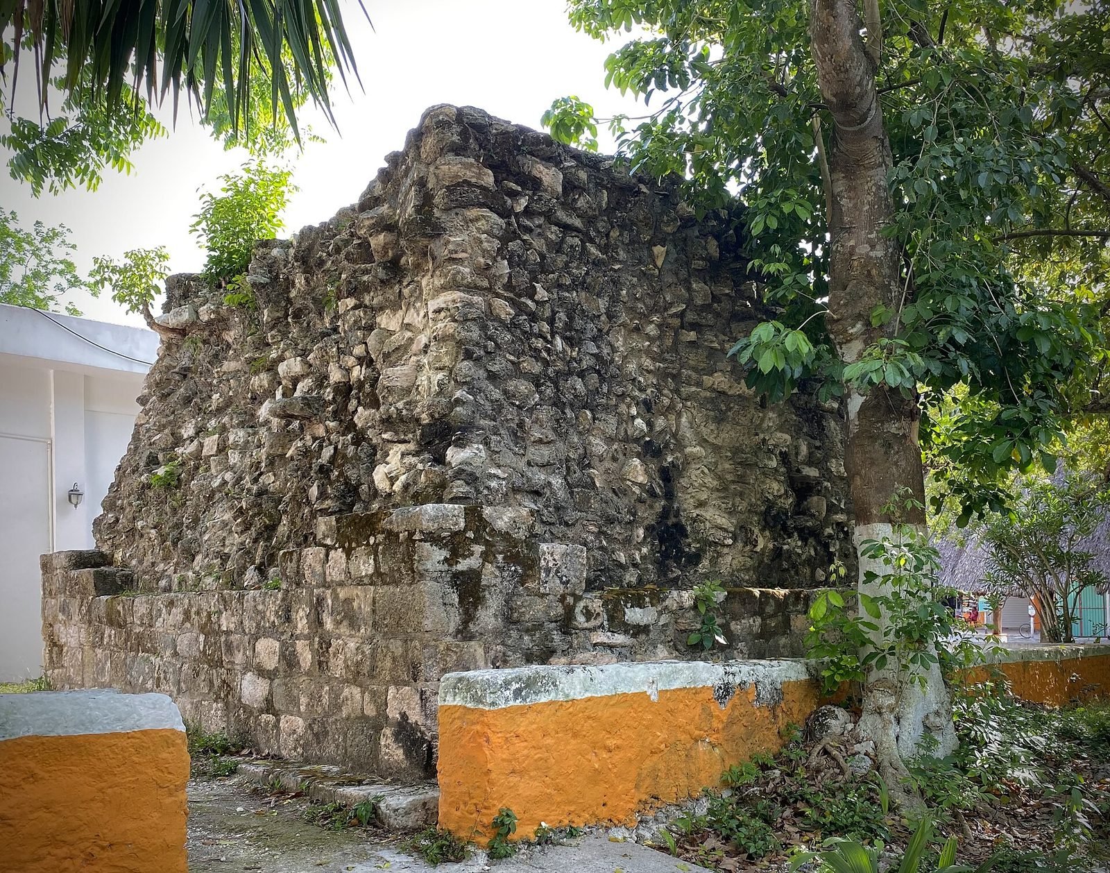 Old Maya building in El Cedral, Cozumel